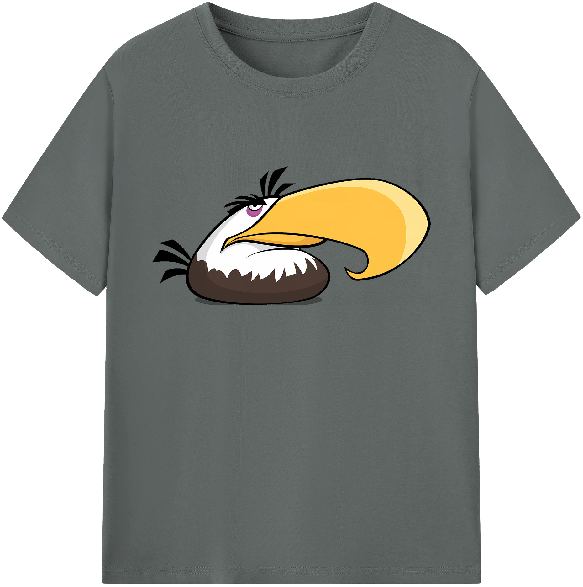 （画像用） Angry Birds アングリーバード 綿100％ メンズ半袖Tシャツ｜肌触りやわらか＆通気性